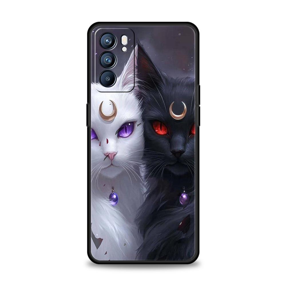 Мультяшный чехол для телефона Oppo Reno 13 12 11 10 7 F Find X5 X6 A98 A80 A79 A78 A57 A54 A31 A17 Pro 5G Мягкий ТПУ чехол Fundas Сумка