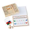 Melissa & Doug Деревянный набор штампов Алфавит и Цифры Deluxe (Подлинный продукт) 30118
