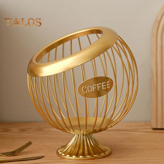 Держатель для чашки K для прилавка. Металлическая корзина для хранения капсул для кофе. Большой вместительный органайзер для чашек K для Keurig Nespresso Vertuo. Органайзер для кофейной станции. Чайный пакетик.