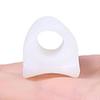 2Pcs Toe Straightener Comfortable Multi-sizes Silicone Bunion Relief Gel Toe Separator for Elder