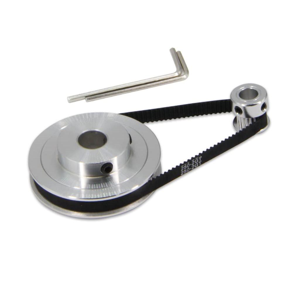 Синхронное колесо 20 и 80 зубьев, ремень 250 мм, высокое качество