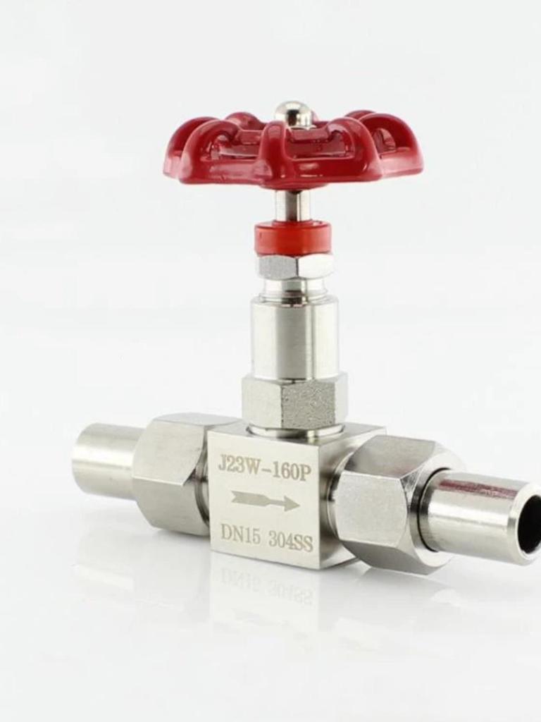 304/316 Stainless Steel High Pressure Welded Needle Valve, External Thread Shut-off, DN8 J23W/J21W-160P