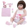 19-дюймовая Симпатичная Кукла-Реборн, Виниловая Детская Ролевая Игровая Кукла, Подарочная Игрушка, Голубые Глаза