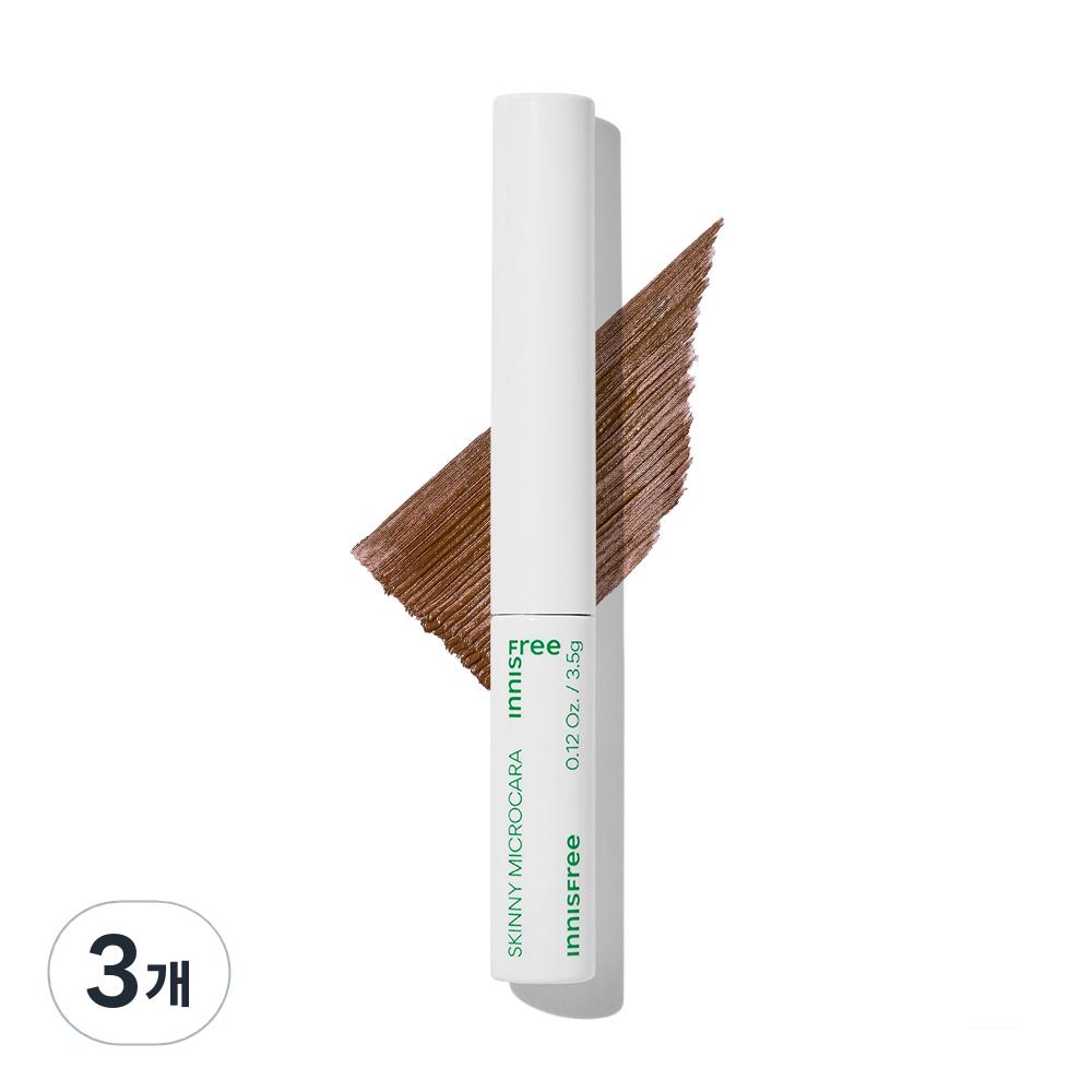 Innisfree Тушь для ресниц Skinny Meticulous 3,5 г, нет. 2 коричневых, 3 шт.