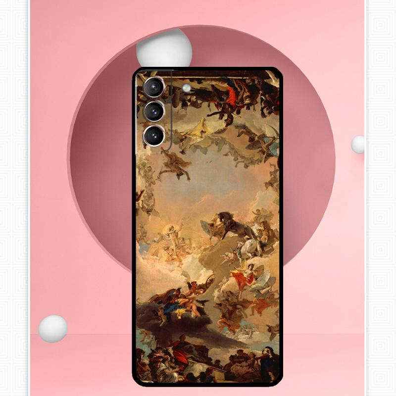 Чехол Renaissance Art Paint для Samsung Galaxy S22 S23 S24 Ultra Note 20 10 S8 S9 S10 Plus S21 S20 FE, мягкий чехол