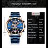 CURREN Luxury Brand Sports Quartz Watches Men Watch with Luminous Hands Chronograph Auto Date Fashion Stainless Steel Wristwatch