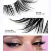 Handmade False Eyelashes Wispy Fluffy 3D Messy Fake Lashes  Eye Makeup Tools