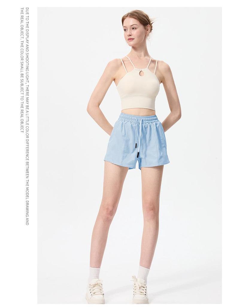 Women's Quick-Dry Breathable Sports Shorts for Spring/Summer - Ideal for Running, Fitness, and Yoga.