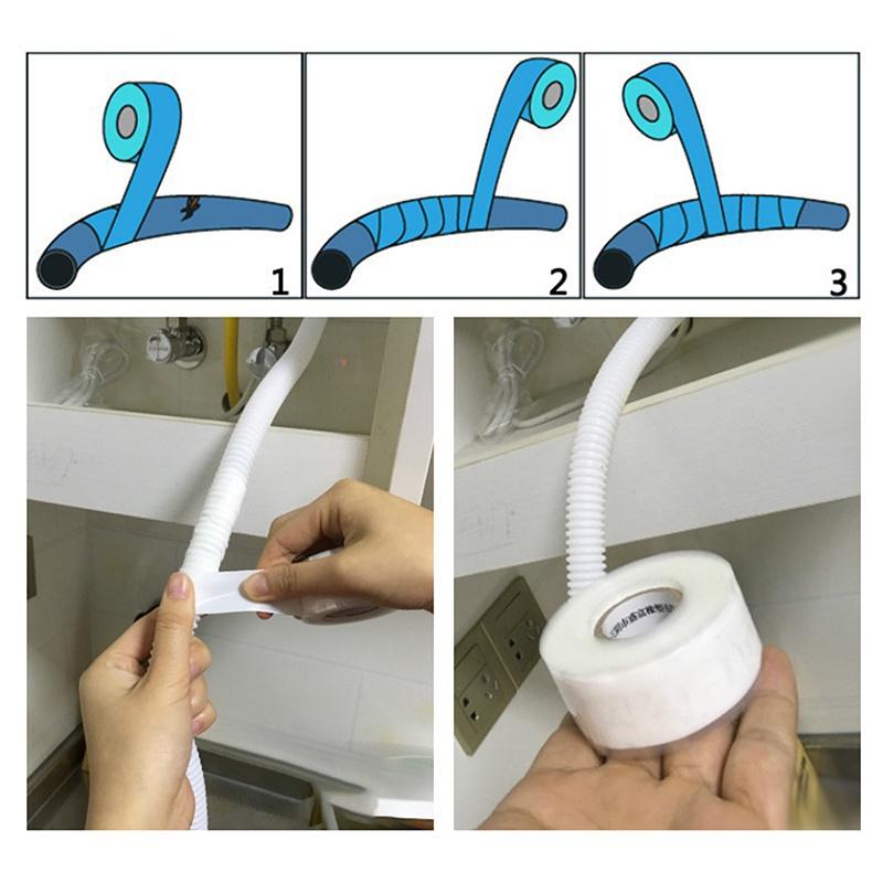 Water Pipe Tape High Pressure Resistant High and Low Temperature Self-melting Insulating Tape Emergency Self-adhesive Tape