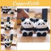 Charming Soft Plush Panda Keychain Pendant Adorable Fruit Bear Doll Keyring