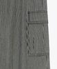 LOSSYROW Stripe Washed Cargo Denim Pants Black
