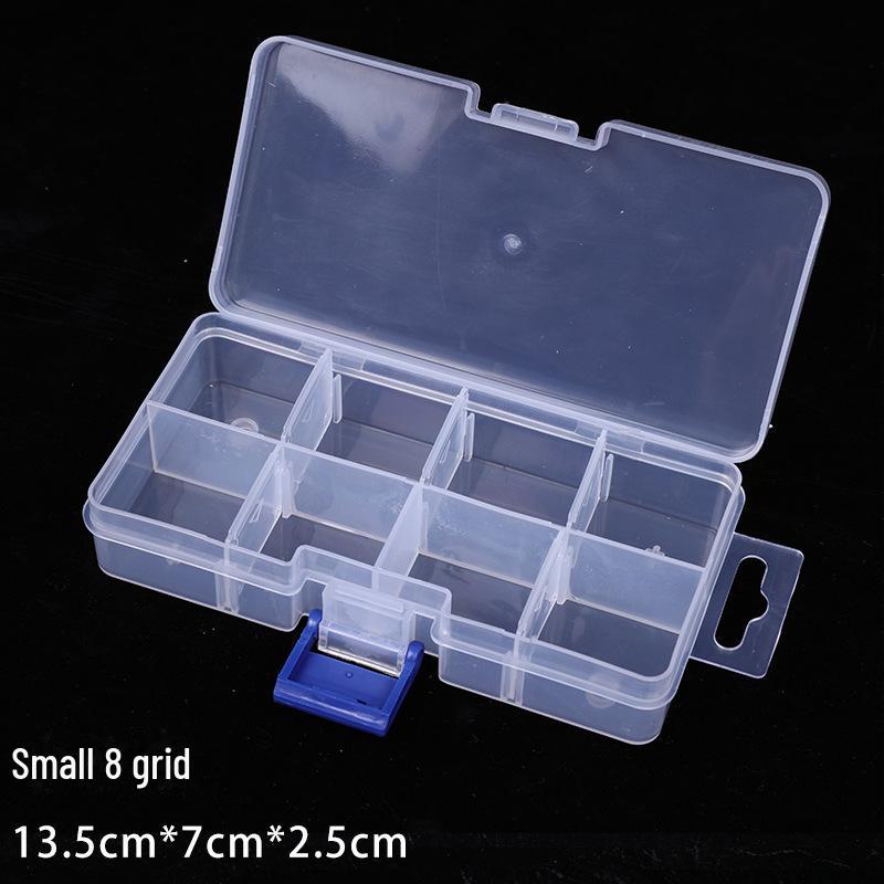 Пластиковая шкатулка для хранения украшений со съемной крышкой для сережек, браслетов и ожерелий