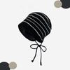 Soft Texture Striped Beanie Hat Loose Fit Slouchy Hat Knit Bonnet Cap  Street Photography
