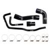 Silicone Radiator Coolant Hose Kit For BMW S1000RR 2019-2023 Black