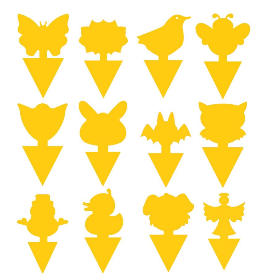 Ловушка для насекомых Липкая доска Деформация Ловушка для мух Ловушка для комаров Желтая доска Цветочный узор Липкая ловушка Ловец насекомых