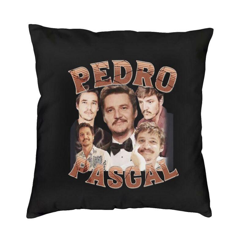 Custom Modern Pedro Pascal Ultimate Collage Fan Art Sofa Cushion Cover Soft Pillow Case Home Decorative
