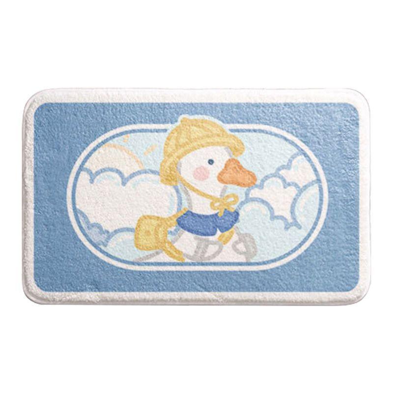 Мультяшный милый коврик для ванной комнаты, нескользящий коврик для входа в дом, коврик для ванной комнаты, впитывающий коврик у двери в ванную комнату