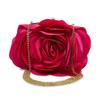 Модная элегантная вечерняя сумочка с 3D-розами, интернет-знаменитость, фестиваль, банкет, вечеринка, женская сумка-клатч с металлической цепочкой и жемчужной ручкой, женские сумки через плечо