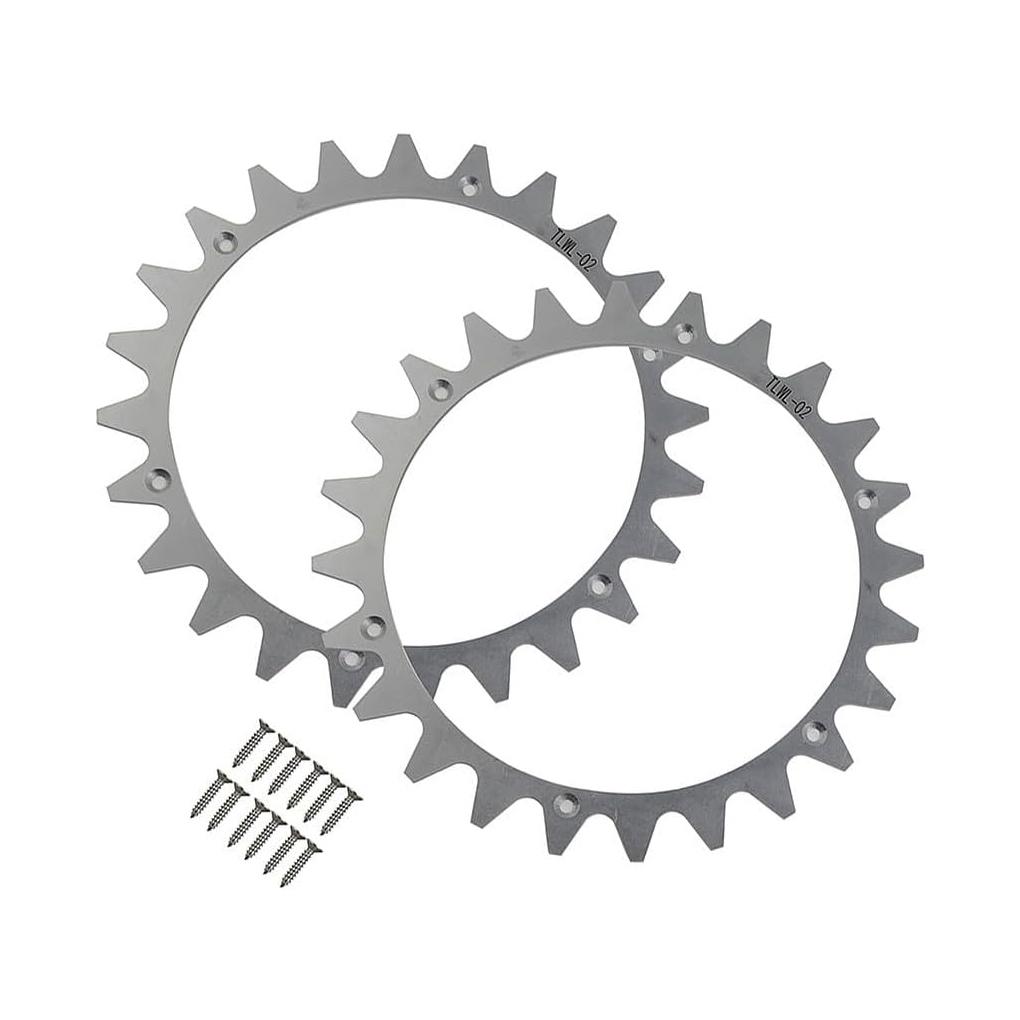 Robotic Lawnmower Wheel Spikes Made With Stainless Steel For Long-Term Can Last Long Term Easy