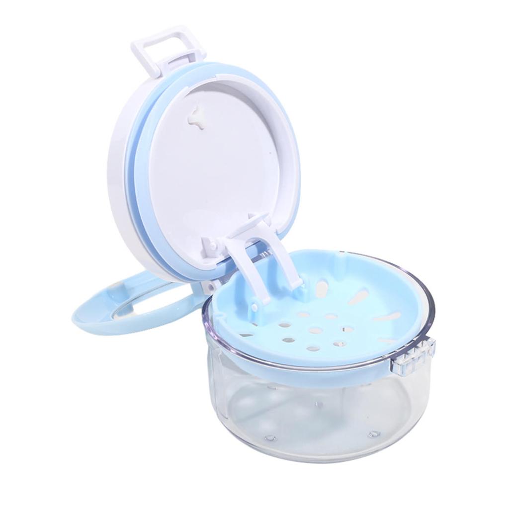 Портативный ортодонтический ретейнер, универсальный невидимый ящик для хранения брекетов, футляр для замачивания искусственных зубов, ванночка для зубных протезов