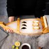 Wooden Sushi Boat Plate Multipurpose Simple To Clean Serving Board for Birthday Parties Home