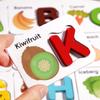 Wooden Letter Puzzle Toys Educational Cognitive Memory Game  Kids Preschool