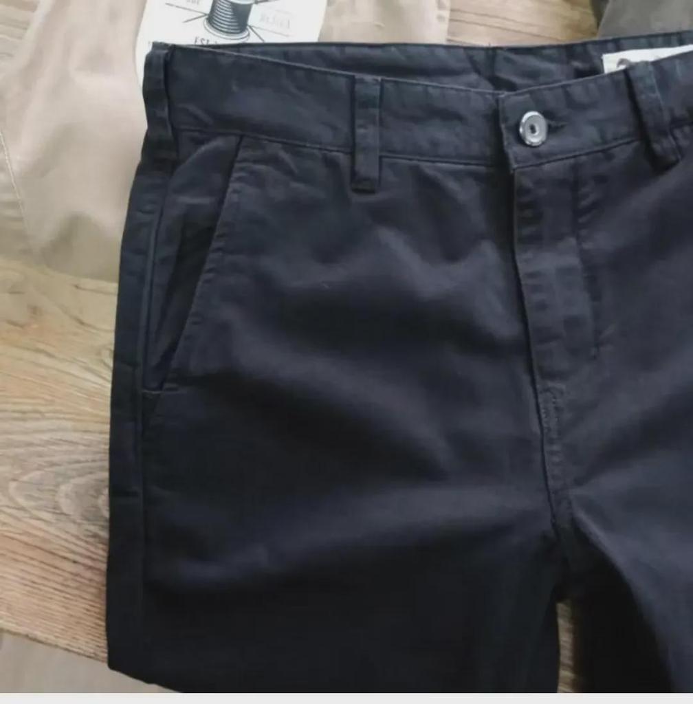 Мужской хлопковый прямой повседневный комбинезон - 2024 American Retro High Street Fashion