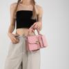 Textured Women's Bag Hand Commuting Simple New 2025 Messenger Bag Small Square Bag Fashion Casual Personality Popular Shoulder Bag