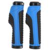 Велосипедные ручки эргономичные нескользящие с фиксацией удобные профессиональные рули для горного велосипеда(Темно-синий