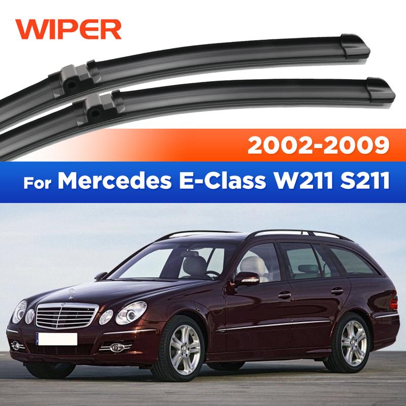 Для Mercedes Benz E-Class W211 S211 2002 - 2009 Дворники LHD Передние щетки стеклоочистителя Щетка для лобового стекла 26"26"