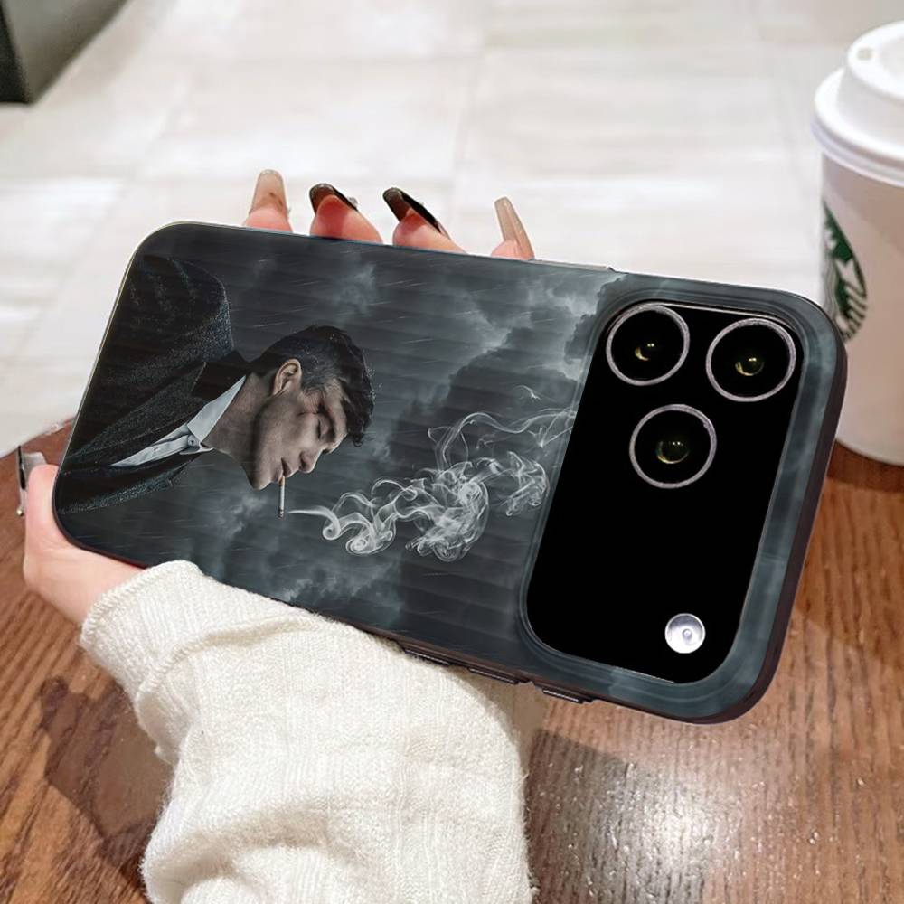 Чехол для телефона из фильма «Острые козырьки» (P-Peaky-S B-Blinders) для iPhone 17 16 15 11 12 13 14 Pro Max, мягкий гофрированный силиконовый чехол