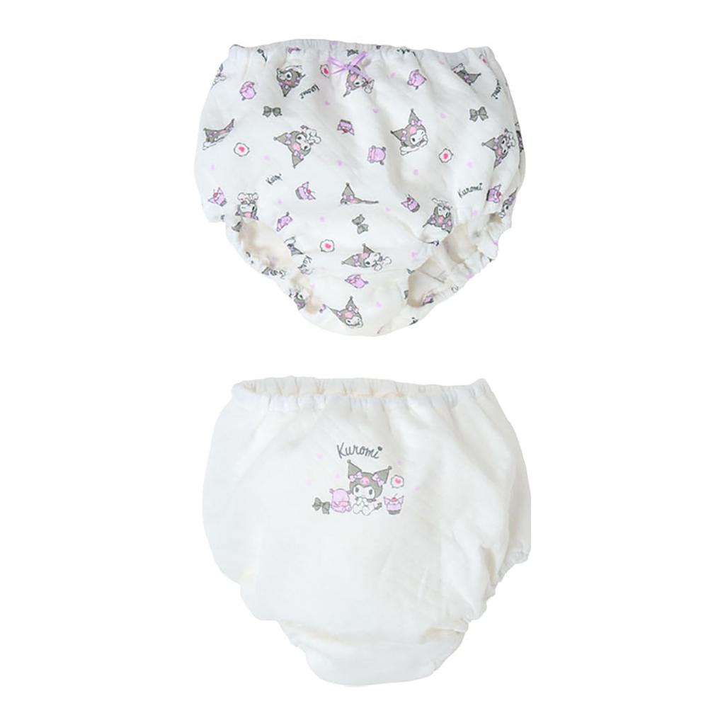 Sanrio Quilted Shorts of with Name Label Product Number 216372 Kids' (Set 2), Kuromi, 140cm, Inside,