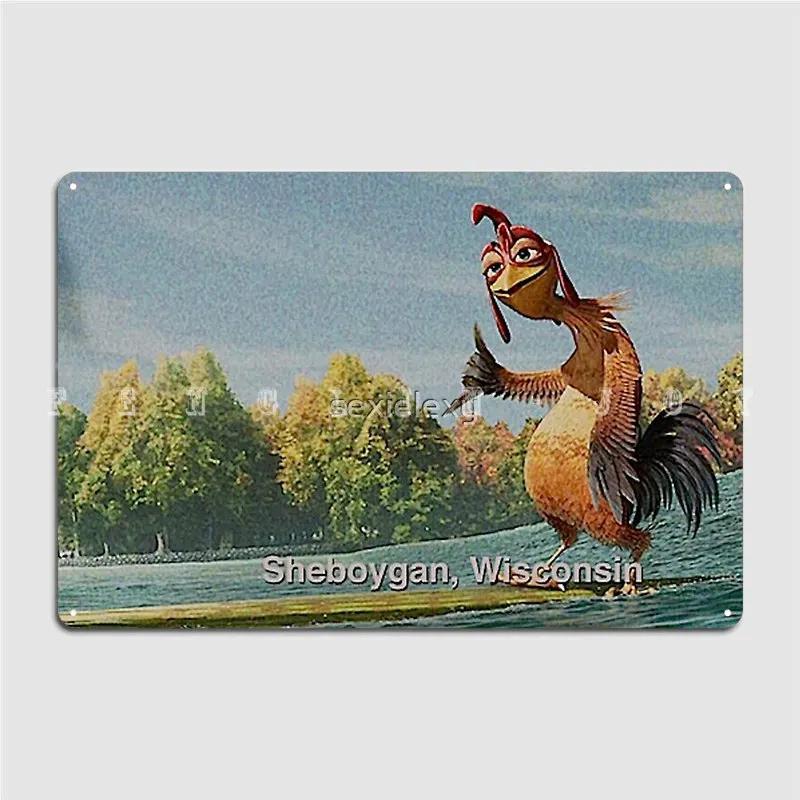 Постер с Цыпленком Джо Желтые Продукты Металлическая Табличка Персонализированный Кино Кухня Гараж Клуб Настенный Декор Жестяная Табличка Постеры