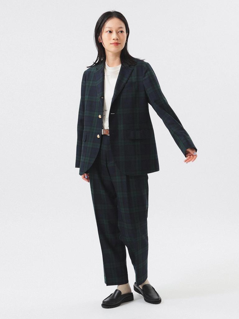 Beams Boy Women's Polyester Wool 3-Button Blazer, Black, Watch, 0, 13160268803