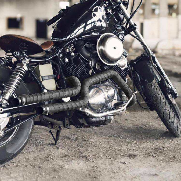 Fiberglass Heat Shield Motorcycle Exhaust Thermal Tape Header Pipe Heat Wrap Tape Thermal Protection Wrap