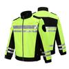 1 Reflective Motorcycle Safety Shirt Patrol Uniform Short Sleeve Outdoor Riding Gear