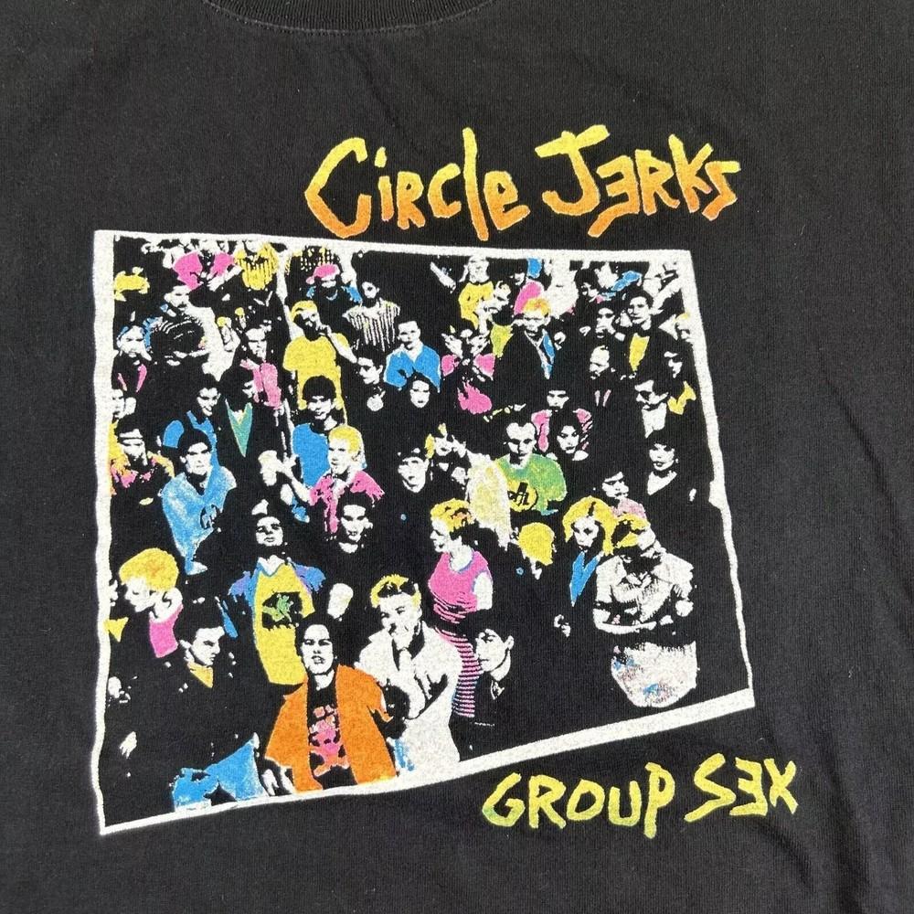 Новая редкая unisex футболка с коротким рукавом CIRCLE JERKS