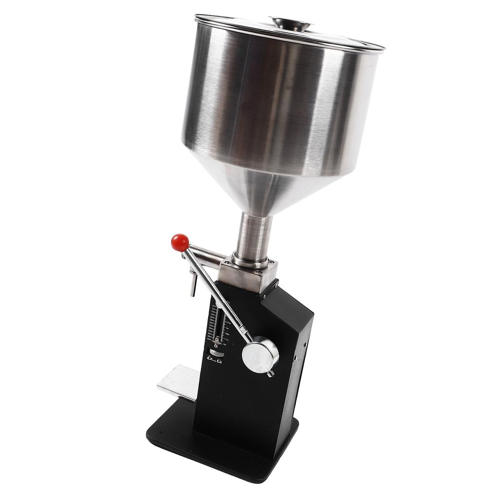 Manual Paste Liquid Filling Machine Adjustable 5?60ml Stainless Steel Bottler Filler for Pastes