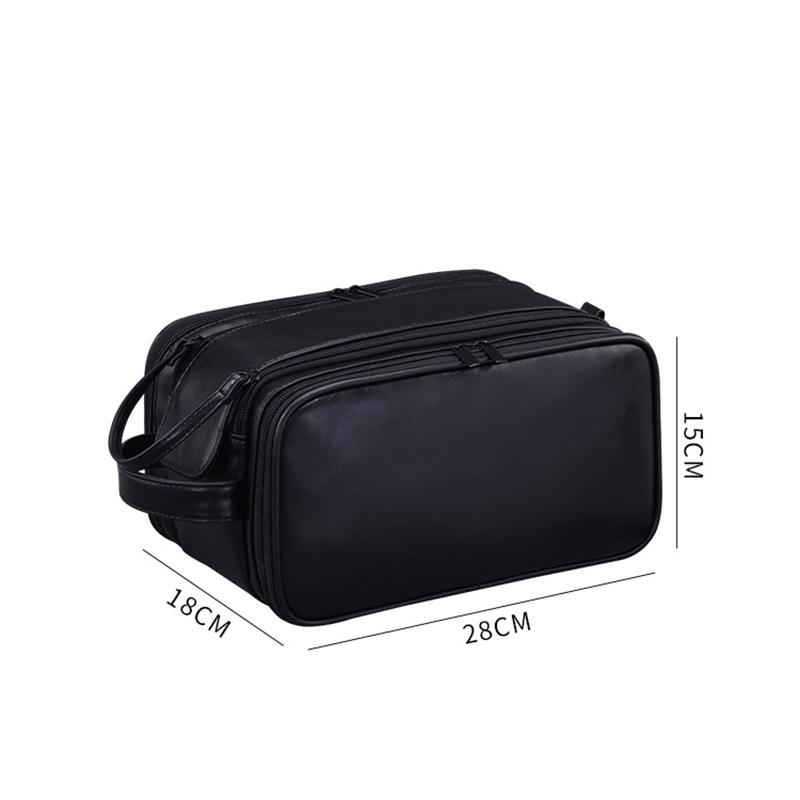 Карманы ПУ Косметичка Женская Мужская Дорожные Принадлежности Сумка для Макияжа Водонепроницаемый Органайзер для Косметики и Средств для Умывания