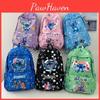 Cartoon Pattern Stitch Kids Backpack With Lightweight Nylon For Education School