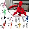 Doll 13-joint Movable 3D Printed Doll Toy 3rd Generation Dummy Doll DIY Full Body Decompression Toy