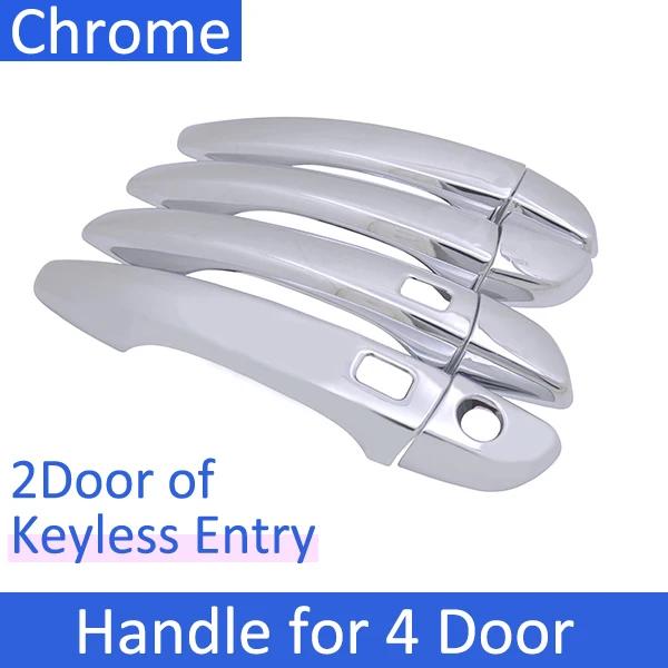 for Peugeot 5008 MK2 P87E 2017 2018 Chrome Door Handle Cover Car Accessories Stickers Rustproof Catch