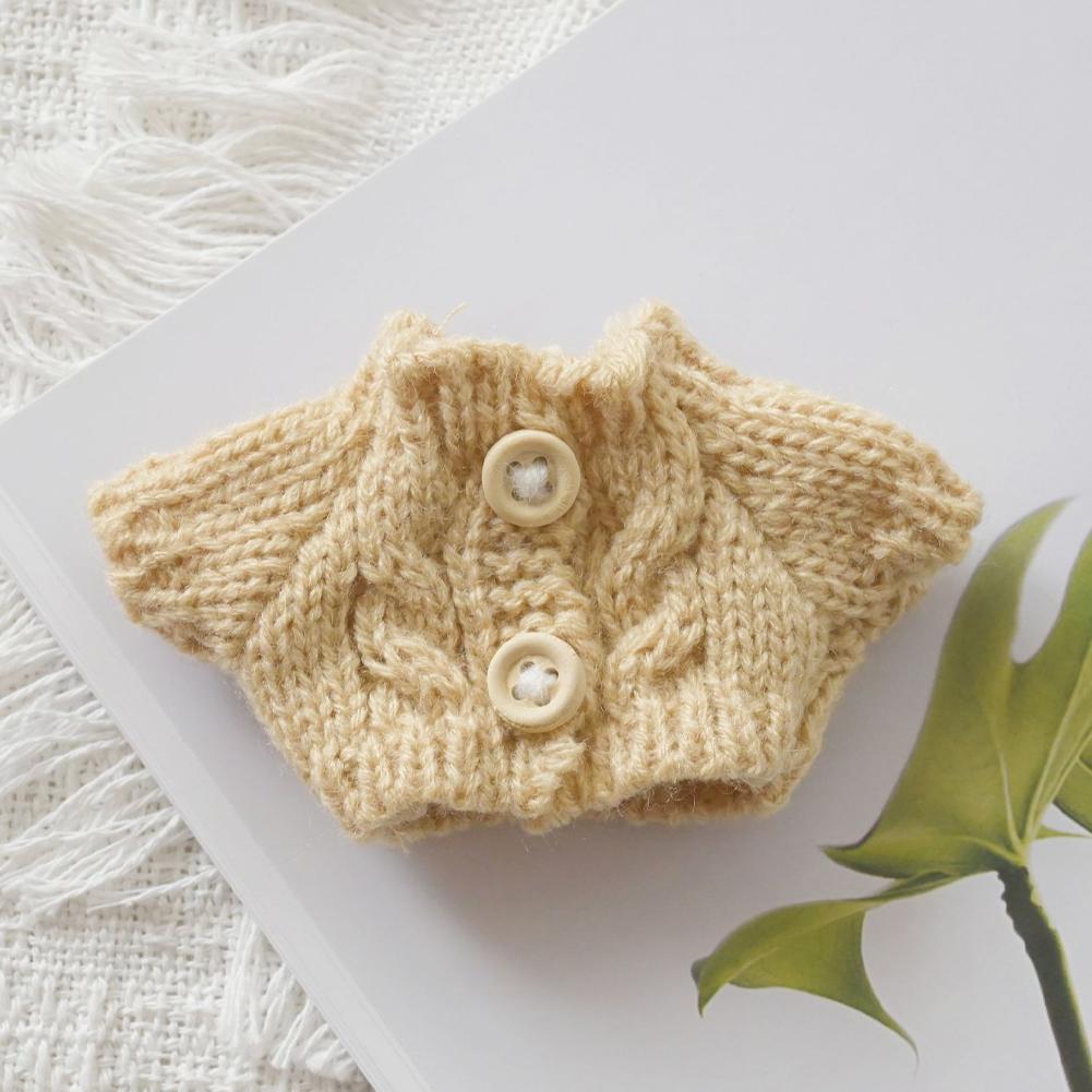 Для 14 см хлопковый комбинезон для кукол с мультяшным сердцем, сменный наряд для плюшевой куклы, аксессуары для игрового домика, мини-одежда