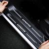 AJW1 New Carbon Fiber Car Door Sill Sticker Threshold Side Anti Scratch Sticker For Ford EXPEDITION Logo Waterproof Decal Accessories