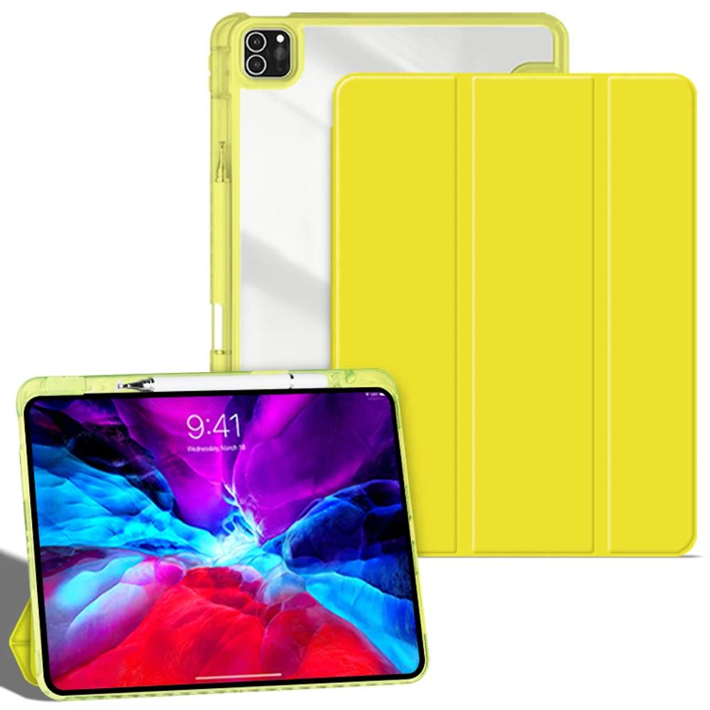 For iPad Air 8th 11/13inch M4 M3 M2 Case For iPad A19 A16 12th 11/10th Air 8 7 6 5 4 3 Pro 11 12.9 10.2 " Smart Shockproof Case