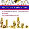 M2 M2.5 M3 M4 M5 Metric Threaded Insert Brass Nuts Bolts Set Countersunk Head Screw Hot Melt Heating Knurled Injection Nut Kits