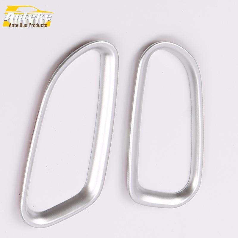 Compatible with 16 Sylphy Models: Front Air Vent Bright Ring & Center Console A/C Outlet Decorative Frame.