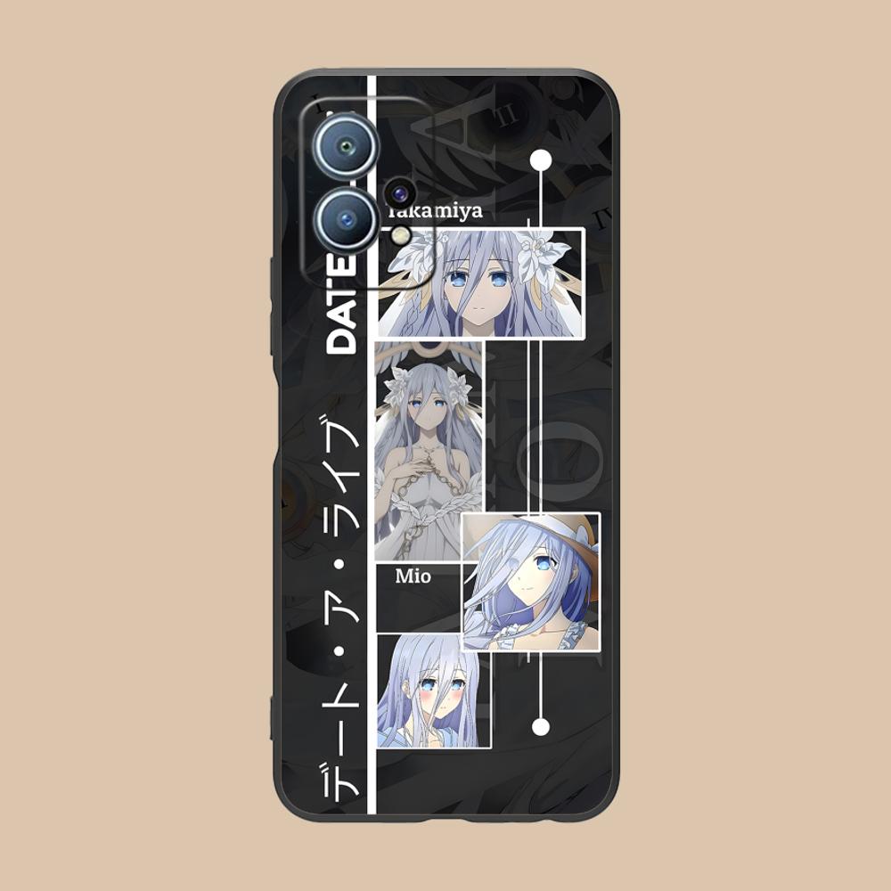 Date a Live Mio Takamiya Matte Mobile Phone Case for Huawei P60 P50 P40 P30 P20 P10 P9 P8 Pro Lite Plus Colorful Printing Cover