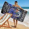 Custom Chelsea Print Beach Towel, Large Soft Quick Dry Towel for Beach Camping Swimming