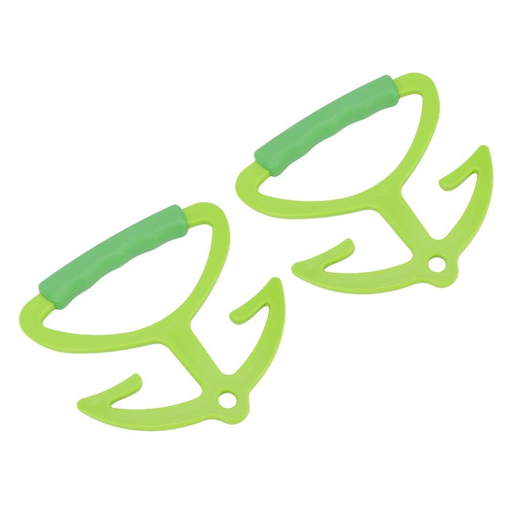 2Pcs Soft Grip Grocery Bag Holder Green Bag Handle Holder Shopping Bag Carrier Shopping Carry